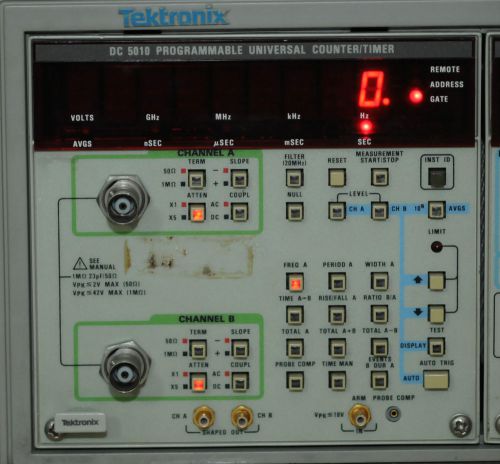 Tektronix DC5010 Programmable Digital Counter ***CLEANED, INSPECTED, &amp; TESTED***