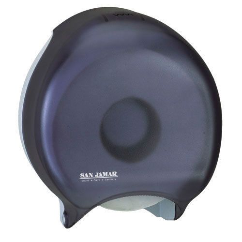 San Jamar R2000TBK Single Jumbo Bath Tissue Dispenser. Sold as Each
