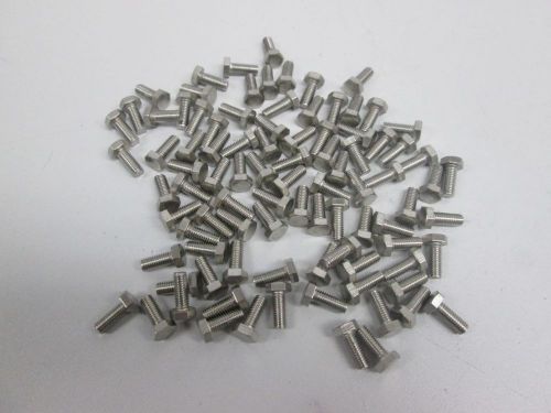 Lot 100 new bolt ap hexagonal head stainless steel 8x15mm 3/16in thread d265399 for sale