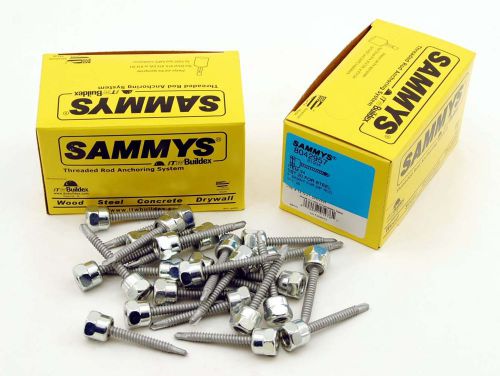 (25) Sammys 3/8-16 x 2 Threaded Rod Hanger for Steel 8042957 Self-Drilling
