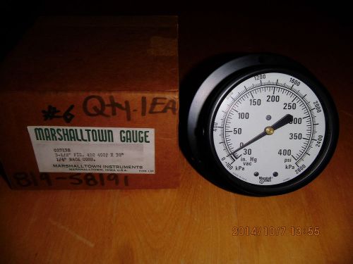 MARSHALLTOWN DIFFERENTIAL GAUGE G27134 458A022-01  89880 3-1/2&#034; dial