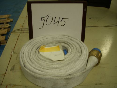 White Fire Hose Assembly, Passed 200LB test, 25 Feet Long