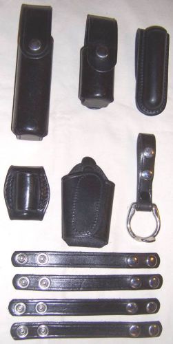 #6-Safety Speed  Accessories Only for sam brown belt Black Leather  New Police