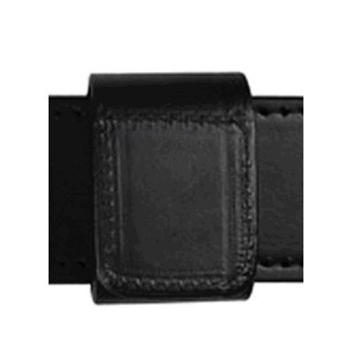 Boston Leather 5497-1 Plain Black 1.75&#034; Double Wide Belt Keeper w/VELCRO Closure