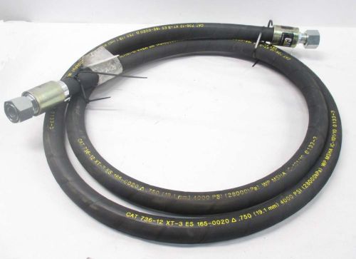 NEW CAT 736-12 XT3 ES 160-0020 3S7166 6V9953 11FT 4000PSI HYDRAULIC HOSE D449833