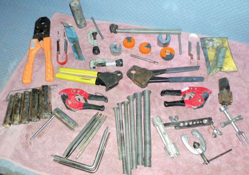 Large lot of speciality plumbing tools.