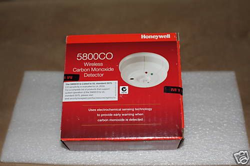 2 ADEMCO 5800CO WIRELESS CARBON MONOXIDE DETECTORS NEW!