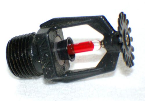 Viking 155*f 1/2&#034; npt special black pendent fire sprinkler head, k=5.6 for sale