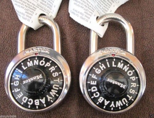 2 pack master lock 1573   letter combination padlock for sale