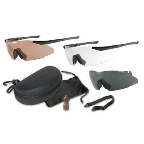 ESS Eyewear 740-0007 ICE 2.4 2X+ MD/LG Deluxe Frameless LE Police Tactical Kit