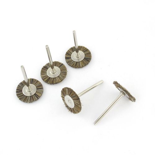 5 Pcs 25mm Diameter Wheel Brush Jewelers Polishing Buffing Hardware Tool