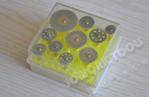 Free ship 10pc mini diamond cutting discs fit rotary tool dremel drills cut off for sale