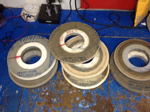Norton grinding wheels (lot of 7) for sale