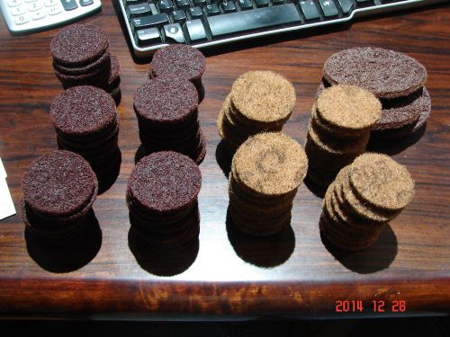 Large lot hook and loop type 2 inch grinding polishing pads discs for sale