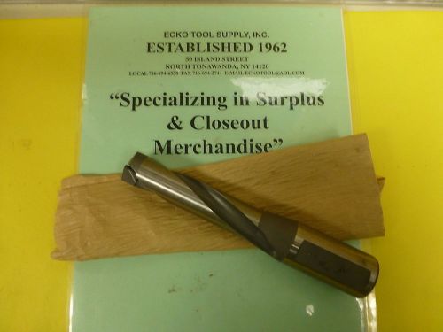 CARBIDE TIPPED DRILL COOLANT THROUGH HIGH PERFORMANCE 61/64&#034;MITSUBISHI NEW$55.00
