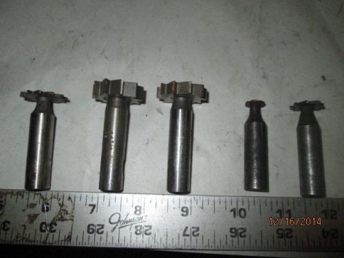 Machinist tools lathe mill lot of woodruff key way end mill cutters re for sale