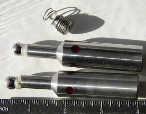Lot of 2 BROKEN Electronic Edge Finders 3/4&#034; shank .400 ball probe for parts ?