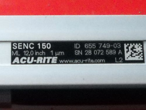 OGP SENC 150 Acu-Rite 12&#039;&#039;  (1 um) vinyl  6 pin round plug **NEW** 18.25&#034; scale