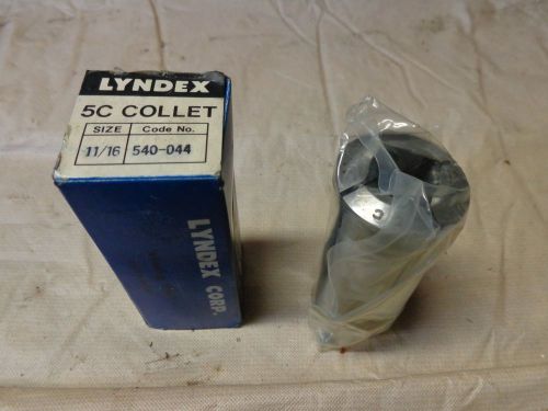 NEW LYNDEX 5C 11/16&#034; SQUARE COLLET WITH INTERNAL THREADS