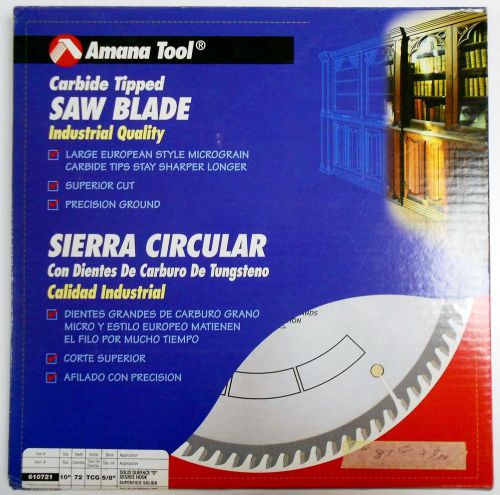 Amana Tool #610721 Carbide Tipped Saw Blade Industrial Quality