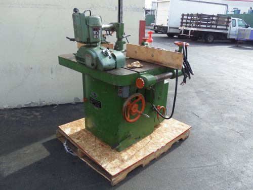 Tegle &amp; sonner heavy duty shaper w/holzher powerfeeder (woodworking machinery) for sale
