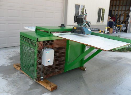15 hp custom built 5 blade table saw with feeder - nice for sale