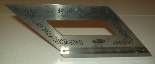 Shinwa Stainless Steel Square 45 Degrees x 45 Degrees Accuracy to .001&#034; per 1&#034;