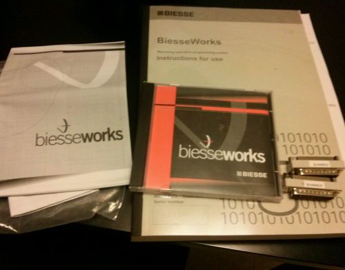 Biessework  program  with two dongles and manual book.