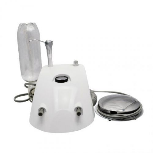 Portable dental turbine unit air compressor water 3 way syringe handpiece 2 hole for sale