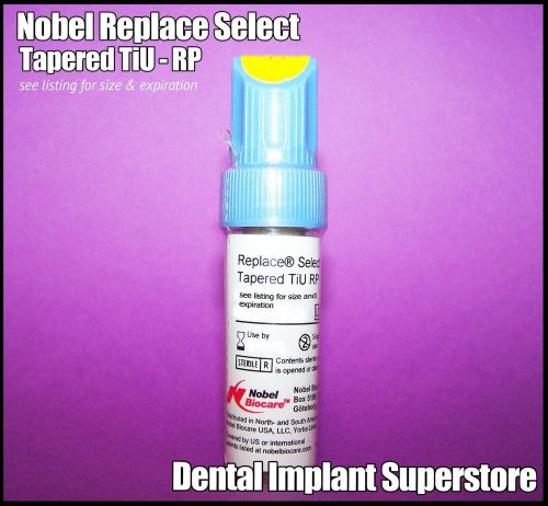 Nobel Biocare Dental Implant - NobRpl Select Tapered TiU - 4.3 x 8mm - EXP 2015