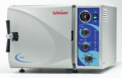 Tuttnauer Manual Autoclave 9x18, 110V, 2340M Ships Direct From Tuttnauer
