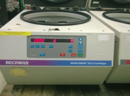 Beckman Coulter SpinChron DLX Benchtop Centrifuge With Rotor &amp; Buckets