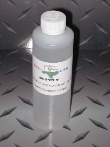 Tex Lab Supply 250 mL POLYETHYLENE GLYCOL - 400 USP GRADE - Sterile