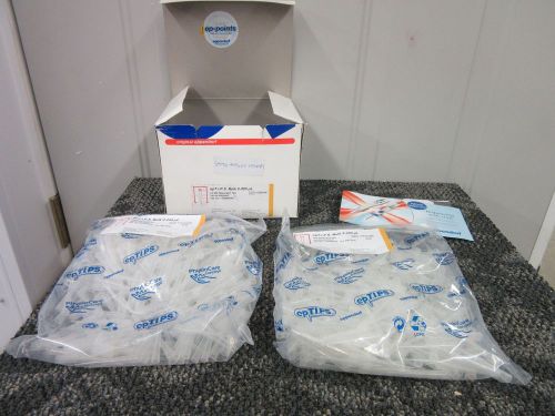 1000 eppendorf ep tips 2-200ul pipettes disposable 022492039  new for sale