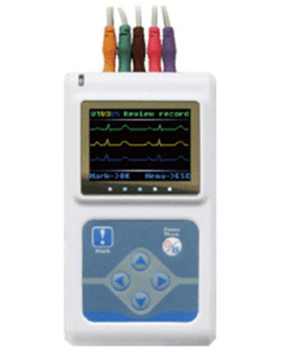 New 3 channels contec tlc9803  ecg/ekg holter monitor system,dynamic ecg system for sale