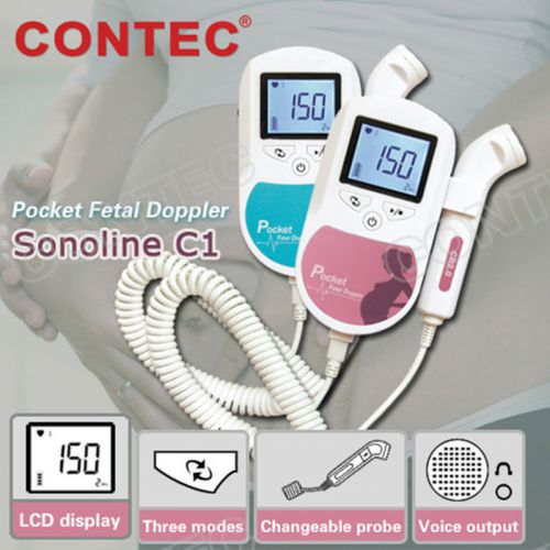 Hot CE&amp;FDA Ulrasound Fetal doppler,Prenatal heart Baby sound Monitor,Sonoline C1