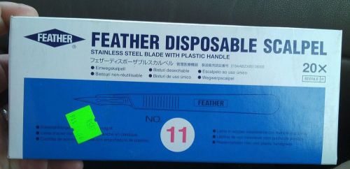 Feather NO. 11 disposable scalpel  Box of 20