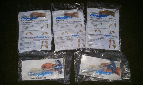 CARPUJECT Syringe Injector Holders Lot Of 5 Factory Sealed