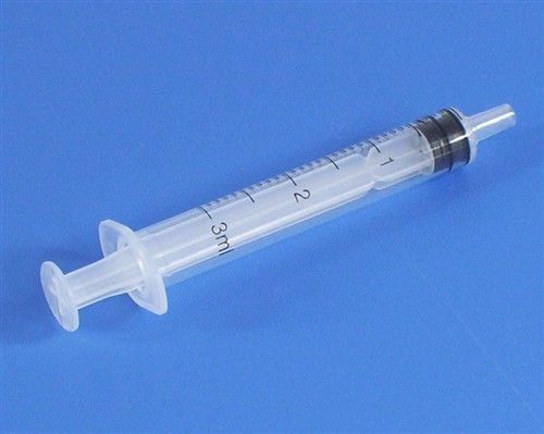 50ct 3cc General Purpose Sterile New Syringe 3ml  Luer Slip  No Needle
