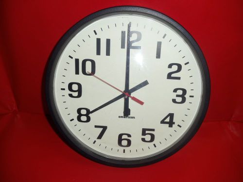 American Time Quartz Clock 12&#034;, School, Office, AA Battery, E56BADD301