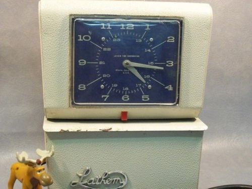 4226 Vintage Lathem Manual Time Clock