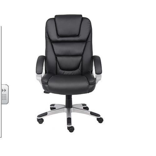 Office chair nice desk wheels arm business meeting computer comfortable boss blk for sale