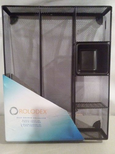 Rolodex mesh collection drawer organizer, black for sale