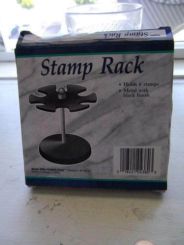 Stamp Rack Stand, all parts are metal, holds 6 Stamps