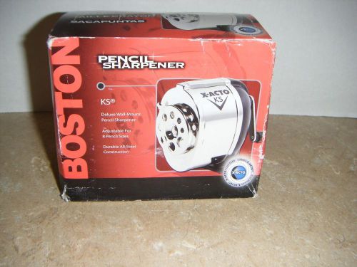 New Boston X-ACTO KS All Steel Deluxe Wall Mount Pencil Sharpener R1031
