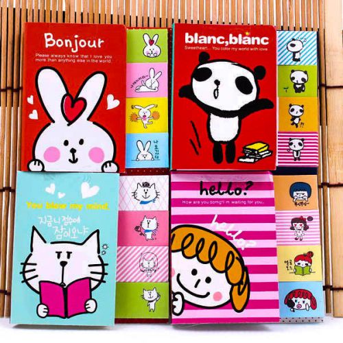 Chic Cartoon Sticker Post-It Bookmark Point Marker Memo Flags Sticky Notes A0073