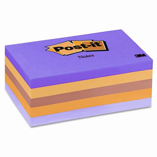 Post-it® Original Note Pad, 5 100-Sheet Pads/Pack