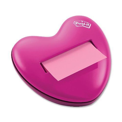 Post-It  Pop-Up Pink Heart Dispenser