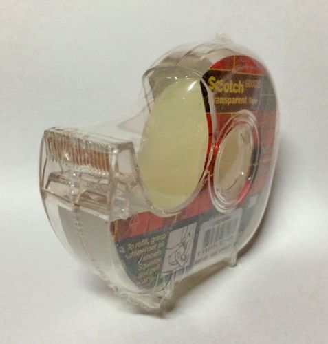 1PC 3M Scotch Transparent Tape In dispenser  Size 3/4” x 900” High quality