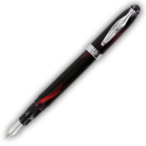 Noodler&#039;s Ink Ahab Piston Fountain Pen - Cardnial Dark (Red &amp; Black)